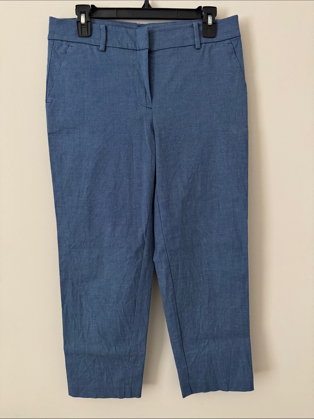 Loft Women's Blue Dress Pants - Classic Straight Leg